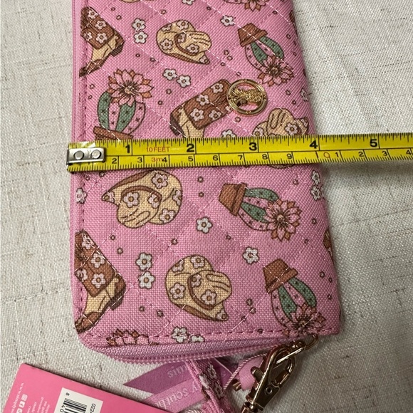 Simply Southern Pink Wallet with Owl Design - Picture 10 of 10